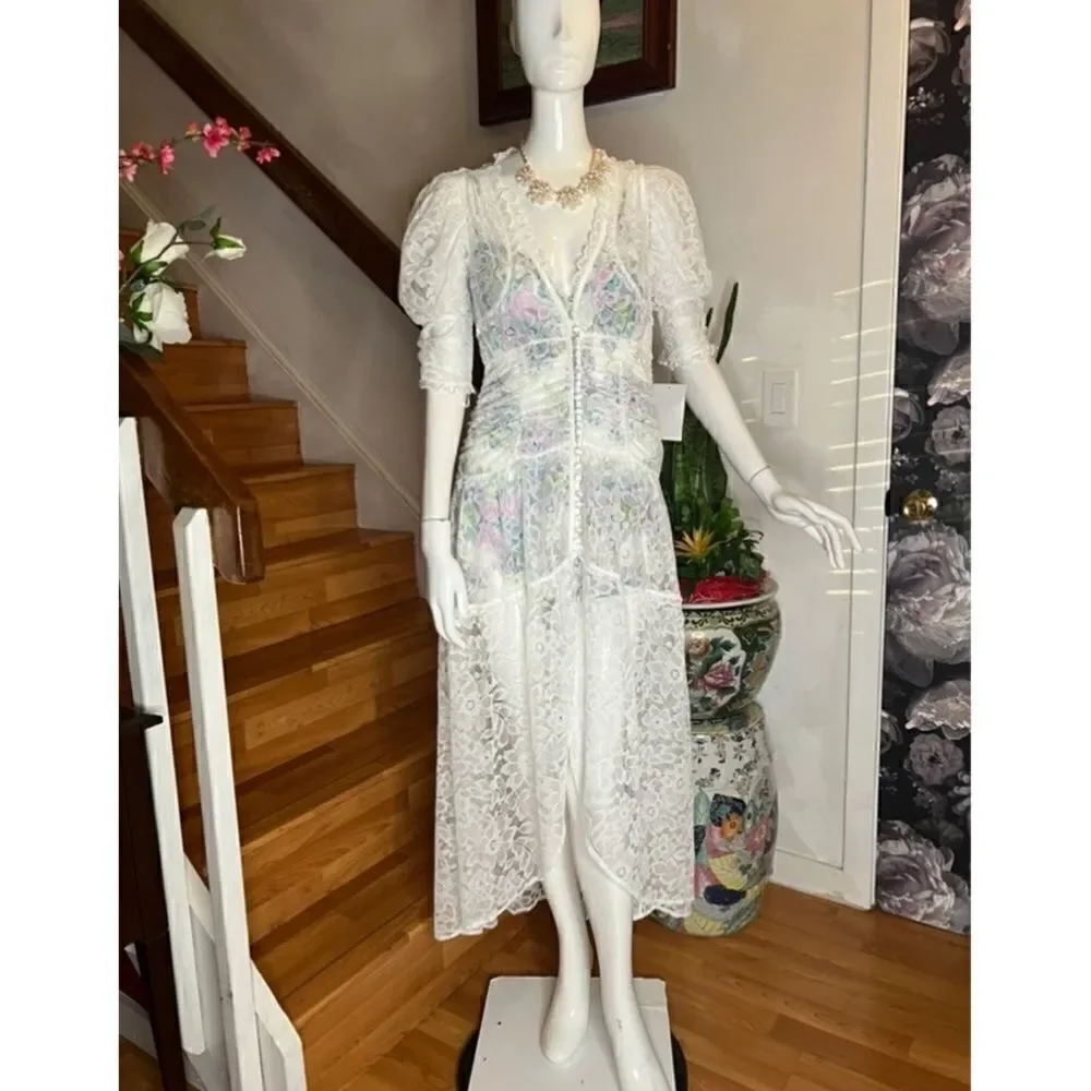 Free People Lorette Midi Dress x For Love & Lemons